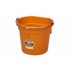 20-qt Flat Back Plastic Bucket in Orange