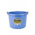 8-qt Round Plastic Bucket in Berry Blue