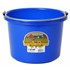 8-qt Round Plastic Bucket in Blue