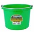 8-qt Flat Back Plastic Bucket in Lime Green