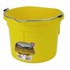 8-qt Flat Back Plastic Bucket in Yellow