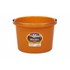 8-qt Round Plastic Bucket in Orange