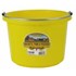8-qt Round Plastic Bucket in Yellow