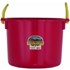 40-qt Plastic Muck Bucket with Rope Handles in Red
