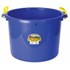 70-qt Plastic Muck Bucket with Rope Handles in Blue