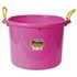 70-qt Plastic Muck Bucket with Rope Handles in Hot Pink