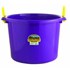 70-qt Plastic Muck Bucket with Rope Handles in Purple