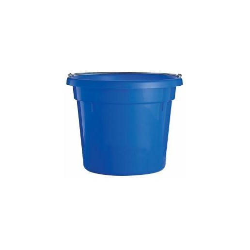 10-qt Round Plastic Utility Bucket in Blue