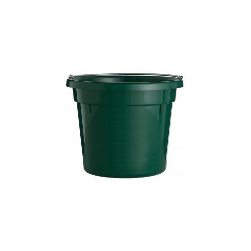10-qt Round Plastic Utility Bucket in Green