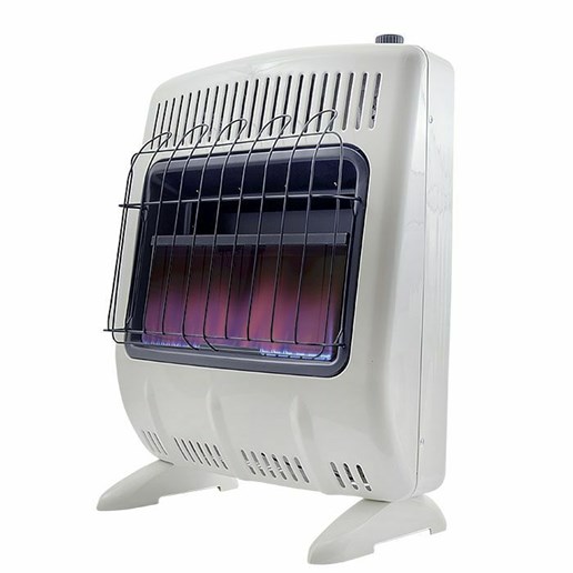 20,000 Btu Vent Free Blue Flame Propane Heater