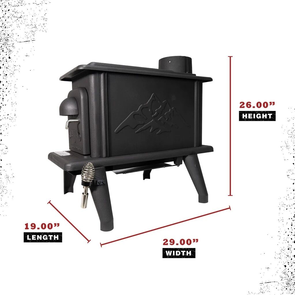 Cleveland Iron Works Erie Single Burn Rate Stove