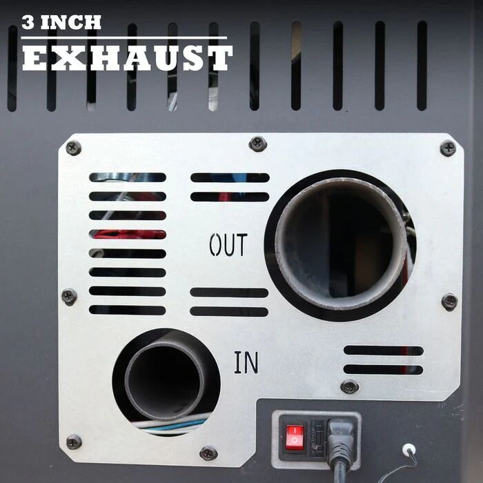 Cleveland Iron Works Large Pellet Stove, 130-Lb Hopper