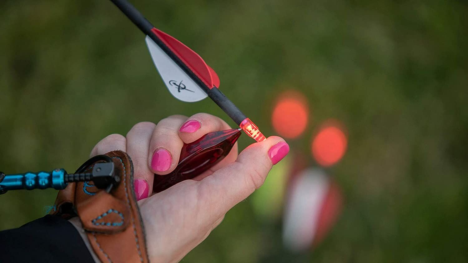 Nockturnal GT-Nock Red Lighted Nocks, 3-Pk