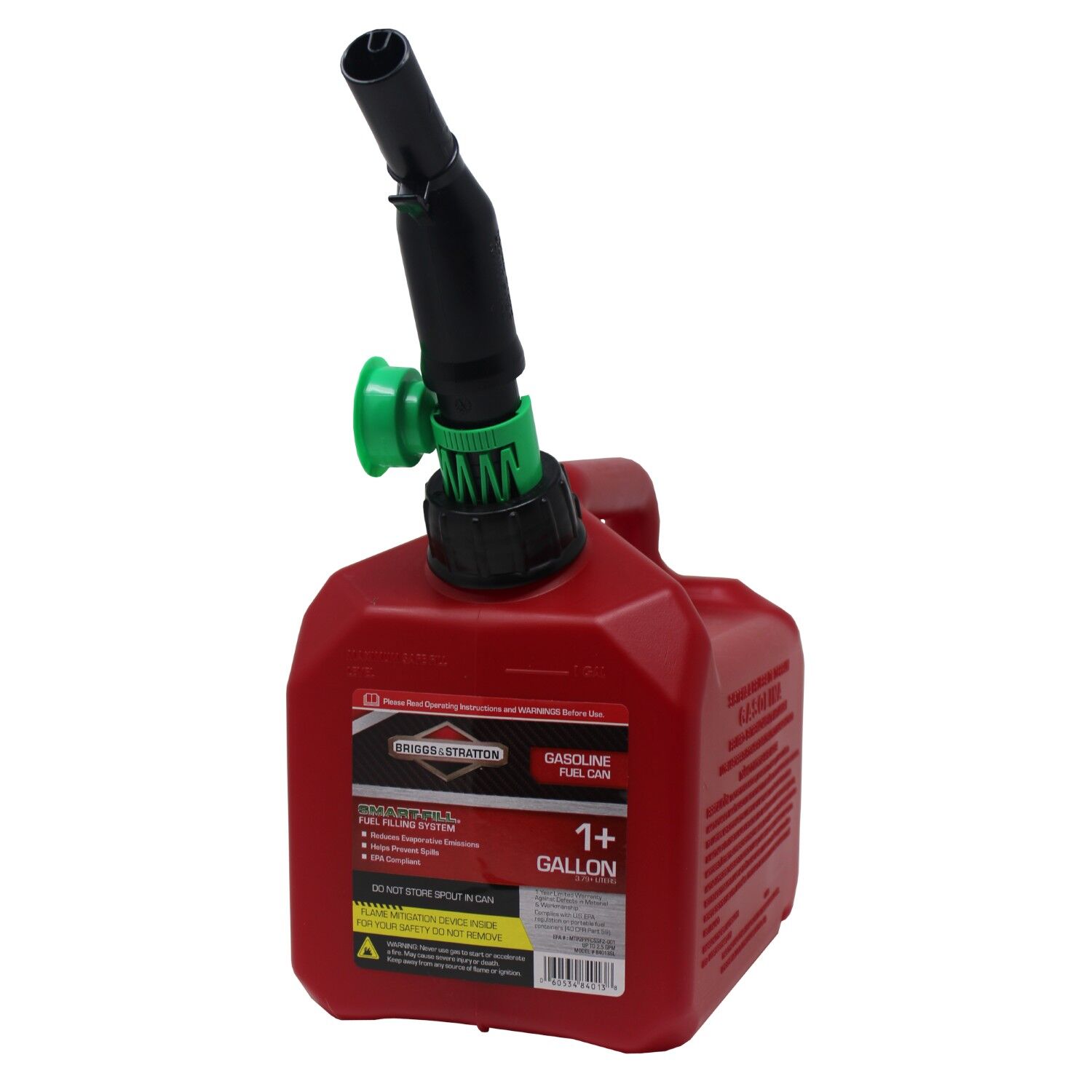 Garage Boss Briggs & Stratton SMART-FILL Gas Can, 1+ gal.
