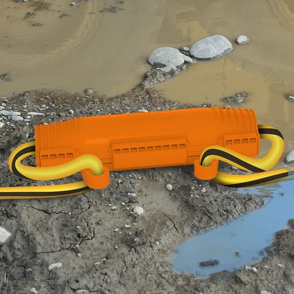 Twist And Seal Maxx Orange Heavy Duty Extension Cord Protector