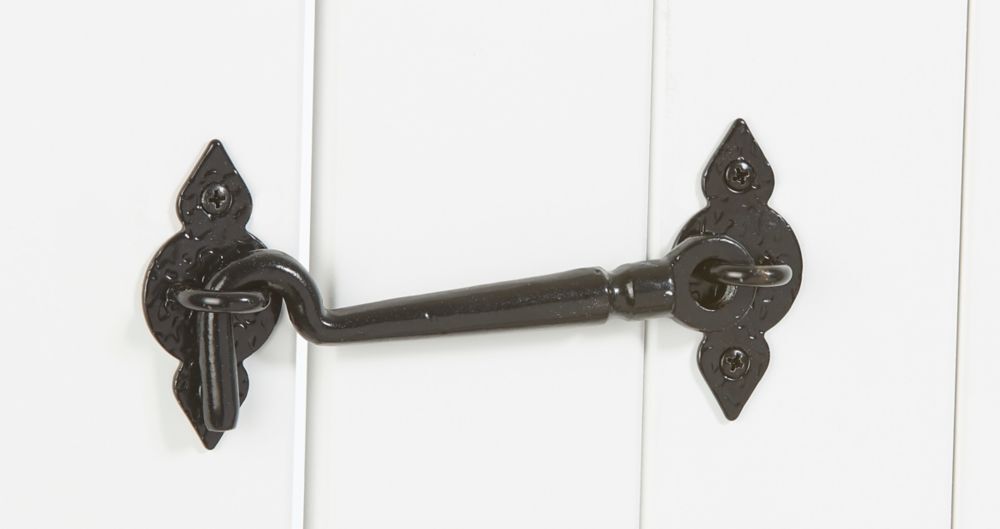 National Hardware Black Spear Gate Hook, 6-In