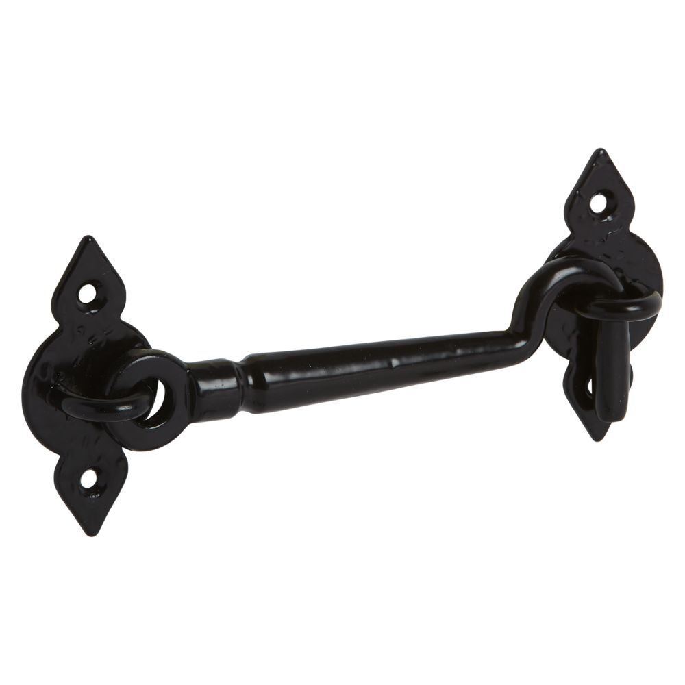 National Hardware Black Spear Gate Hook, 6-In