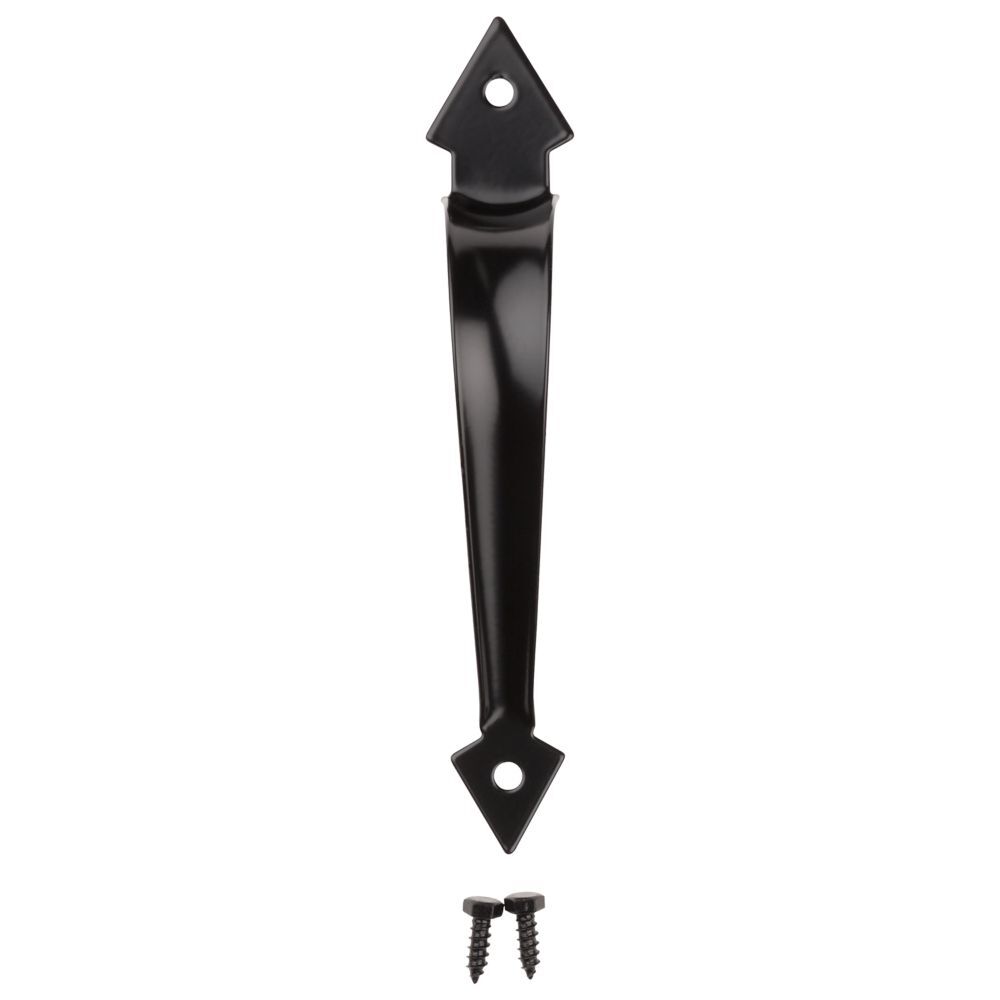 National Hardware Black Ornamental Pull, 8 3/4-In
