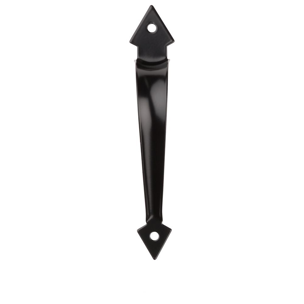 National Hardware Black Ornamental Pull, 8 3/4-In