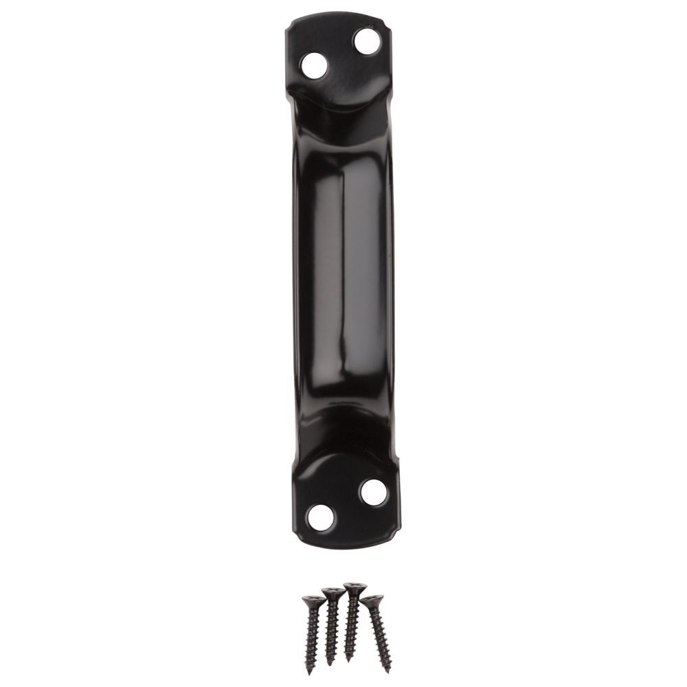 National Hardware Black Pull Handle, 6 3/4-In