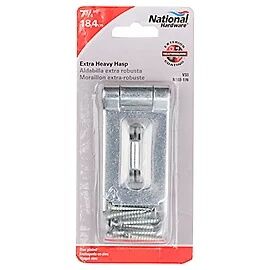 National Hardware Zinc Plated Extra Heavy Hasp, 7 1/4-In