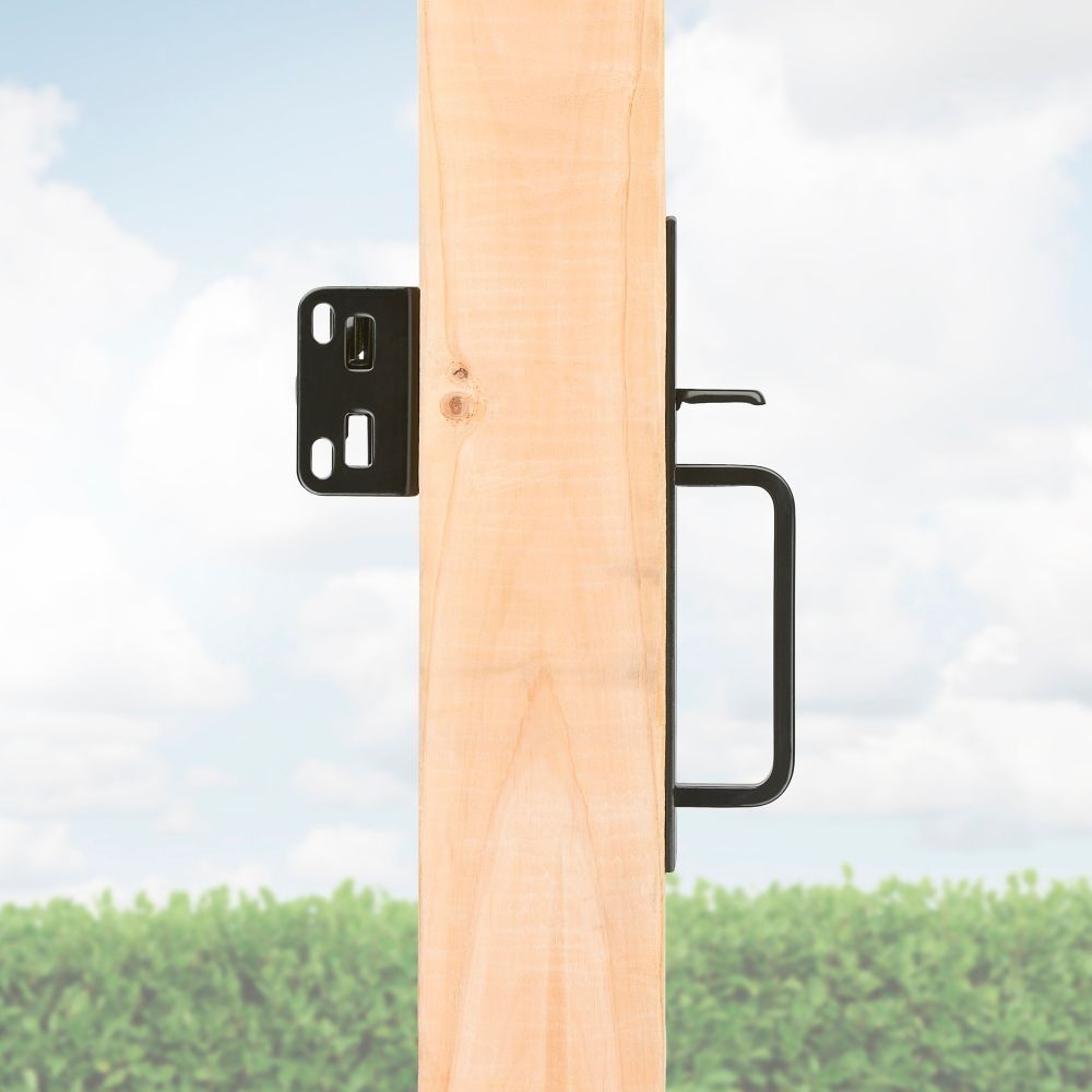 National Hardware Black Gate Thumb Latch