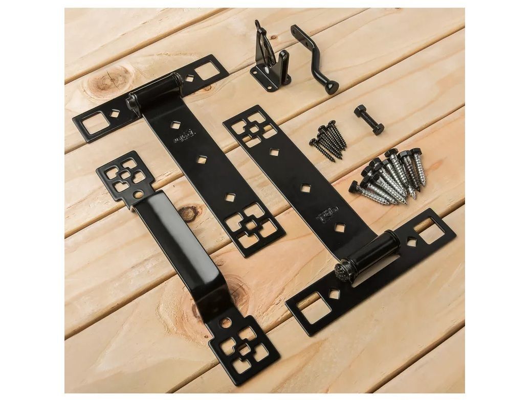 National Hardware Black Craftsman Gate Suite