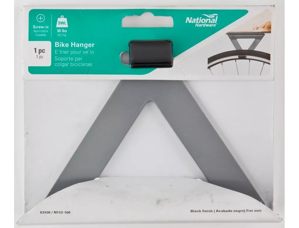 National Hardware Gray Bike Hanger