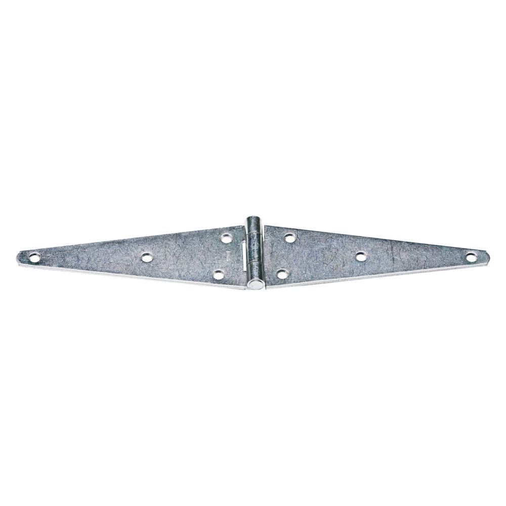 National Hardware Zinc Plated Heavy Strap Hinge, 10-In