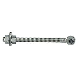 National Hardware Zinc Plated Bolts Hook, 1/2-In X 6-In