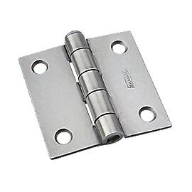 National Hardware Plain Steel Removable Pin Broad Hinge, 2-In