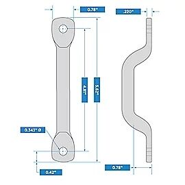 National Hardware Door or Gate Latch