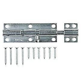 National Hardware Zinc Plated Barrel Bolt, 6-In