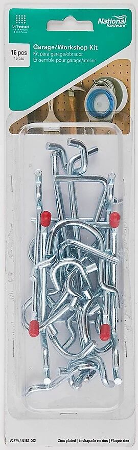 National Hardware Zinc Plated Garage/Workshop Kit