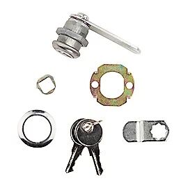 National Hardware Chrome Door/Drawer Utility Lock, 1/2-In