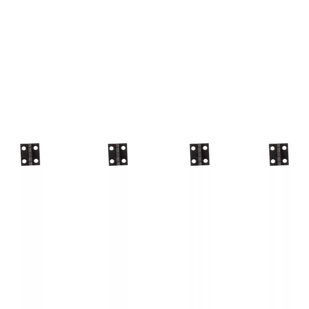 National Hardware Oil Rubbed Bronze Hinge, 3/4-In X 5/8-In, 4-Pk