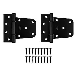 National Hardware Extra Heavy Black Gate Hinge, 3-1/2-In