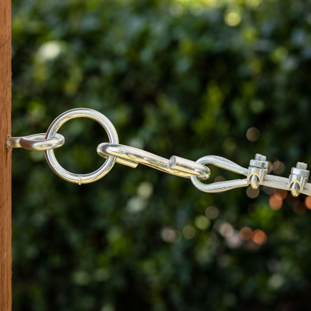 National Hardware Zinc Plated Ring With Screw Eye, 3/8-In x 3 1/2-In