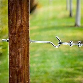 National Hardware Zinc Plated Hook Bolt, 3/8-In X 10-In