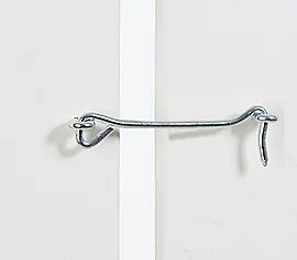 National Hardware Zinc Plated Hook & Eye, 6-In