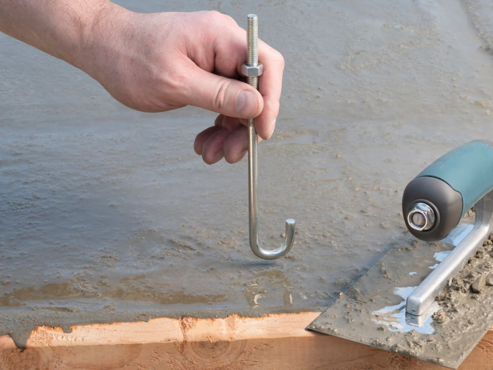 National Hardware Zinc Plated J Bolt, 5/16-In x 7-In