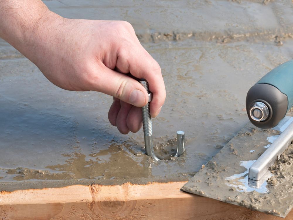 National Hardware Zinc Plated J Bolt, 3/8-In x 3 3/4-In