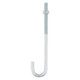 National Hardware Zinc Plated J-Bolt, 3/8 X 7-In