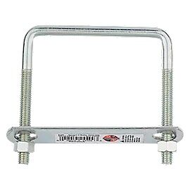 National Hardware Zinc Plated Lumber Size Square U Bolt, #664-3/8-In X 3 5/8-In X 4-In