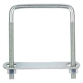 National Hardware Zinc Plated Square U-Bolt, #665 3/8-In X 3 5/8-In X 5-In
