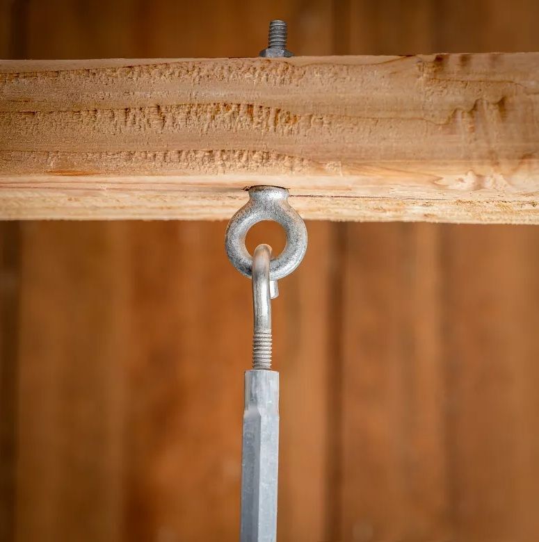 National Hardware Galvanized Forged Eye Bolt, 1/2-In x 2-In