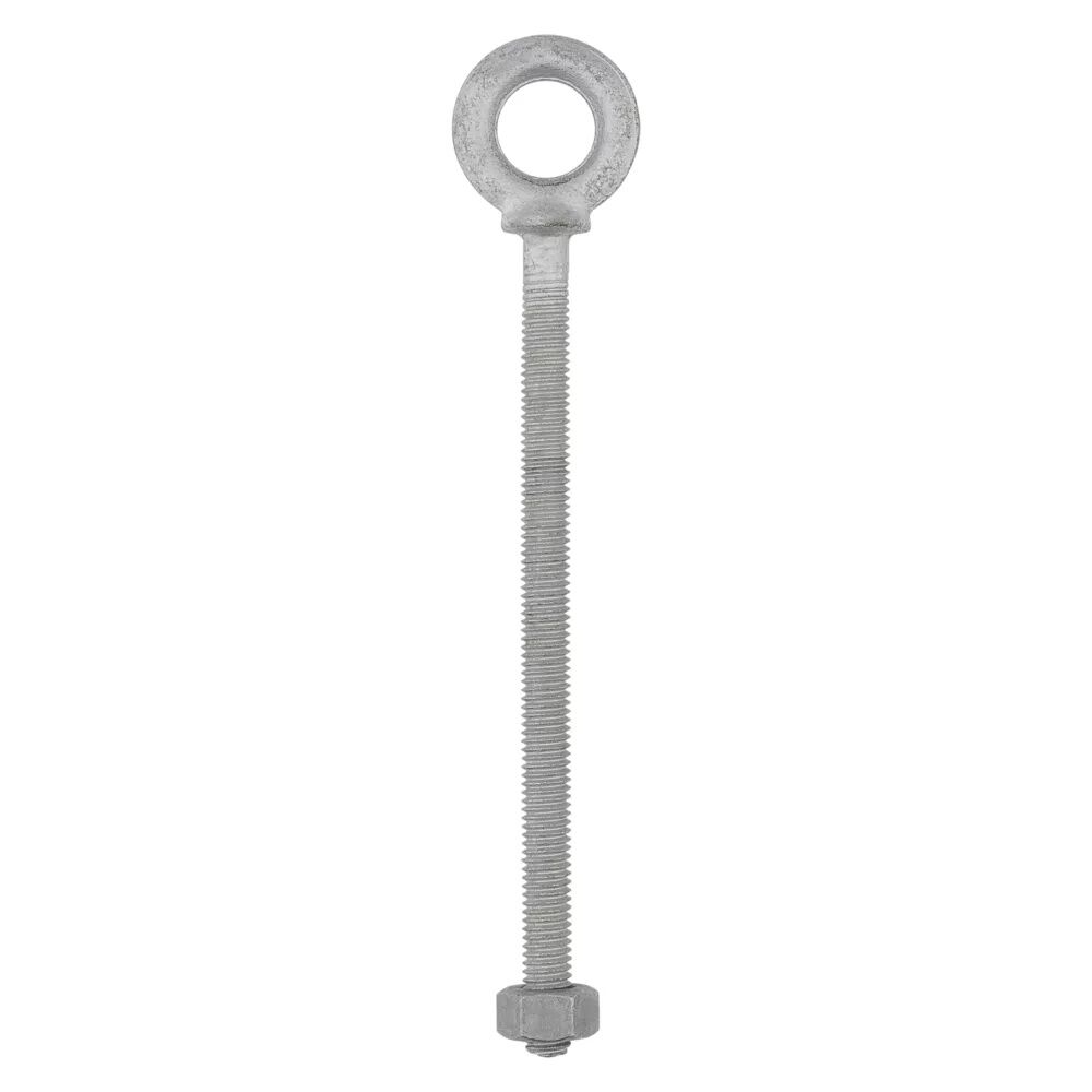 National Hardware Galvanized Forged Eye Bolt, 3/8-In X 6-In