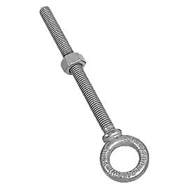 National Hardware Galvanized Eye Bolt, 1/2-In X 6-In