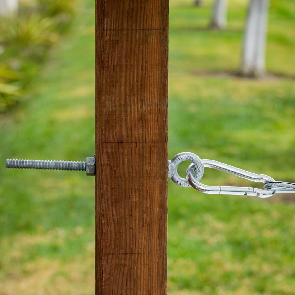 National Hardware Galvanized Forged Eye Bolt, 1/2-In x 8-In