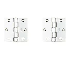 National Hardware Zinc Plated Non-Removable Pin Hinge, 3 1/2-In